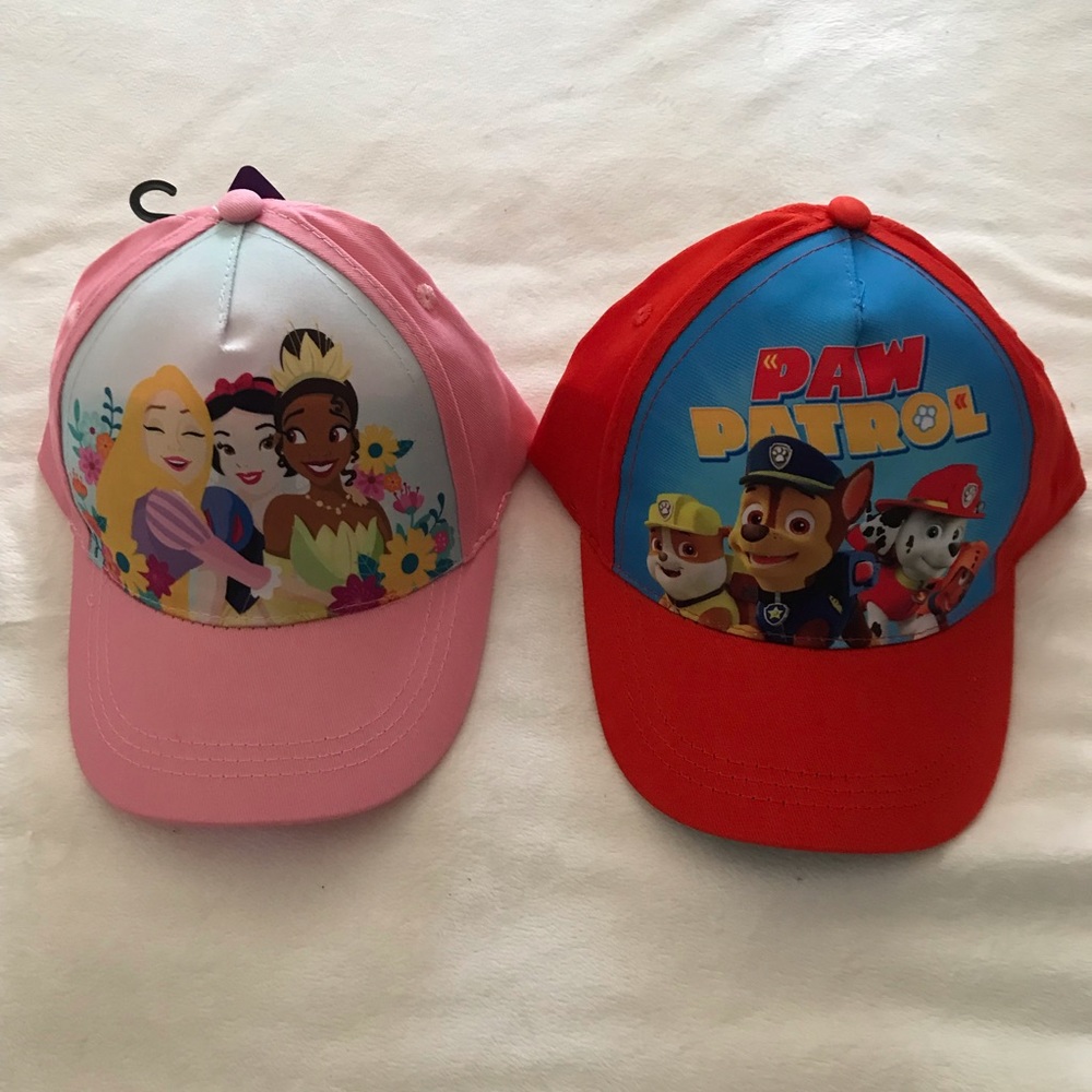 Nickelodeon and Disney Hat’s for kids size S multicolor Paw patrol and Princess - Picture 14 of 15